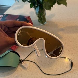 Loewe Mirror Acetate Shield Sunglasses NWT